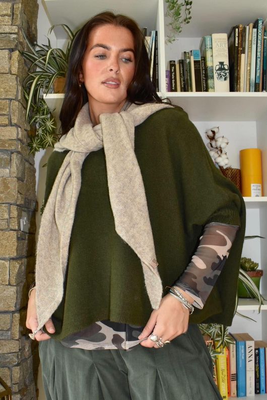 Basso Box Knit Khaki